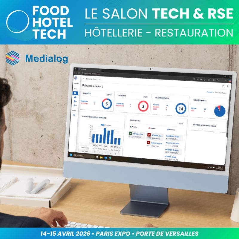 Medialog au Food Hotel Tech 2026 — Stand F39